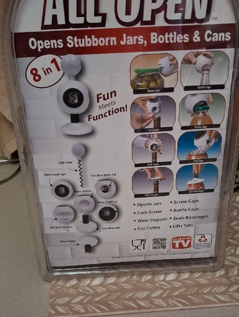 All In One Jar and Bottle Opener.